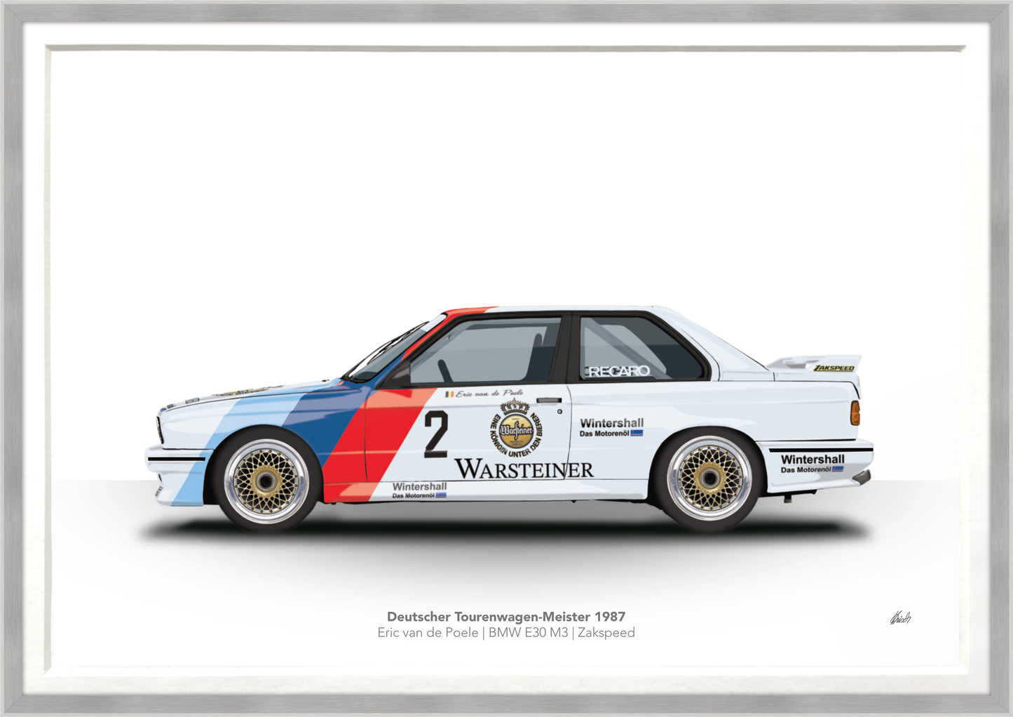 Deutscher Tourenwagen-Meister 1987 | Eric van de Poele | BMW E30 M3 | Zakspeed