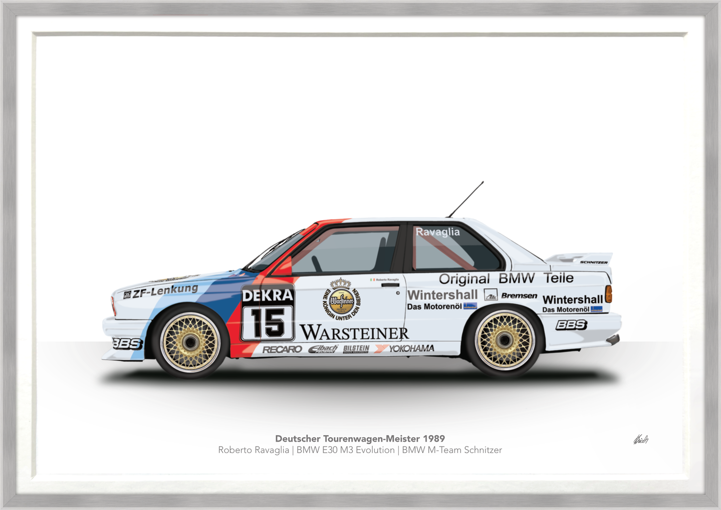 Deutscher Tourenwagen-Meister 1989 | Roberto Ravaglia | BMW E30 M3 Evolution | BMW M-Team Schnitzer