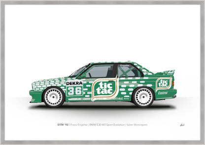 DTM '92 | Franz Engstler | BMW E30 M3 Sport Evolution | Valier Motorsport 