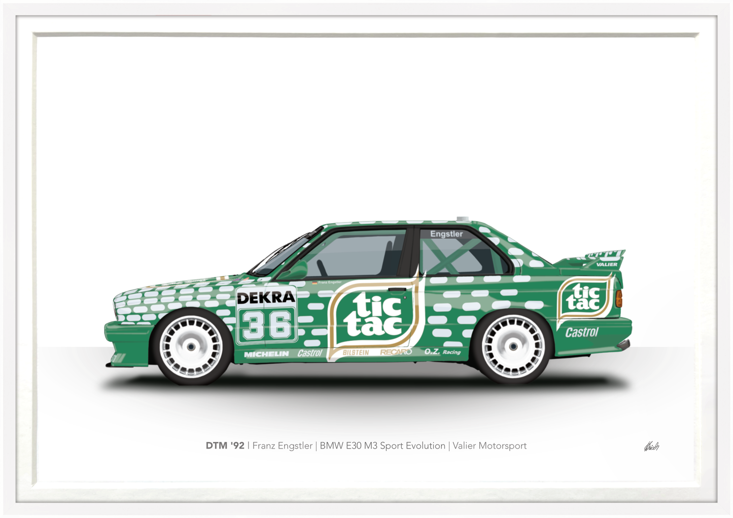 DTM '92 | Franz Engstler | BMW E30 M3 Sport Evolution | Valier Motorsport 