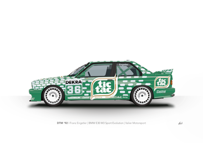 DTM '92 | Franz Engstler | BMW E30 M3 Sport Evolution | Valier Motorsport 